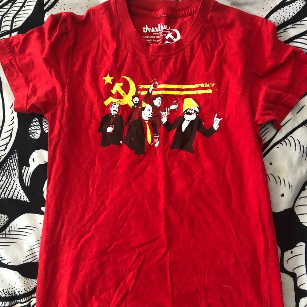 Threadless Communist Party Tee- DISCONTINUED